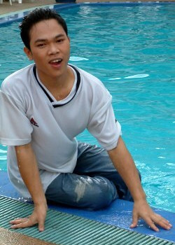 tall tee swim shirt