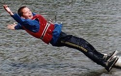 falling in from windsurfer