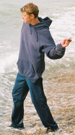 Getting wet in a cotton hoodie