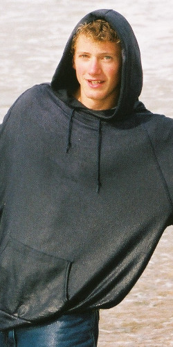 Getting wet in a cotton hoodie