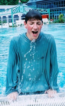 Soaking wet cotton hoodie