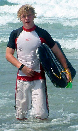Surfing T-Shirt and Shorts
