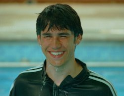 Swimming Training in Tracksuit