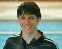 Swimming Training in Tracksuit